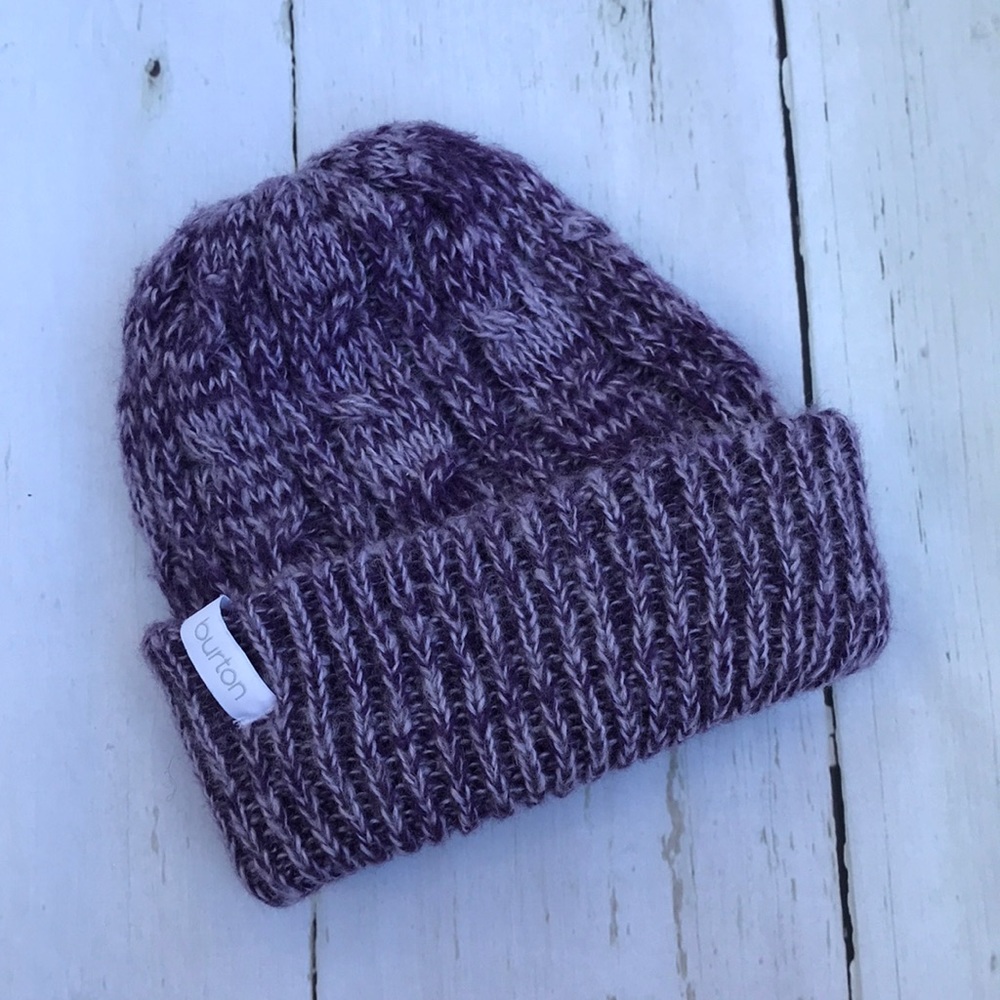 Burton purple beanie